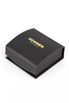 Preview: HOHNER Mundharmonika, Little Lady, C, vergoldet mit Kette